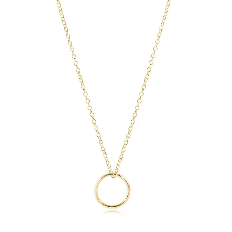egirl halo necklace gold