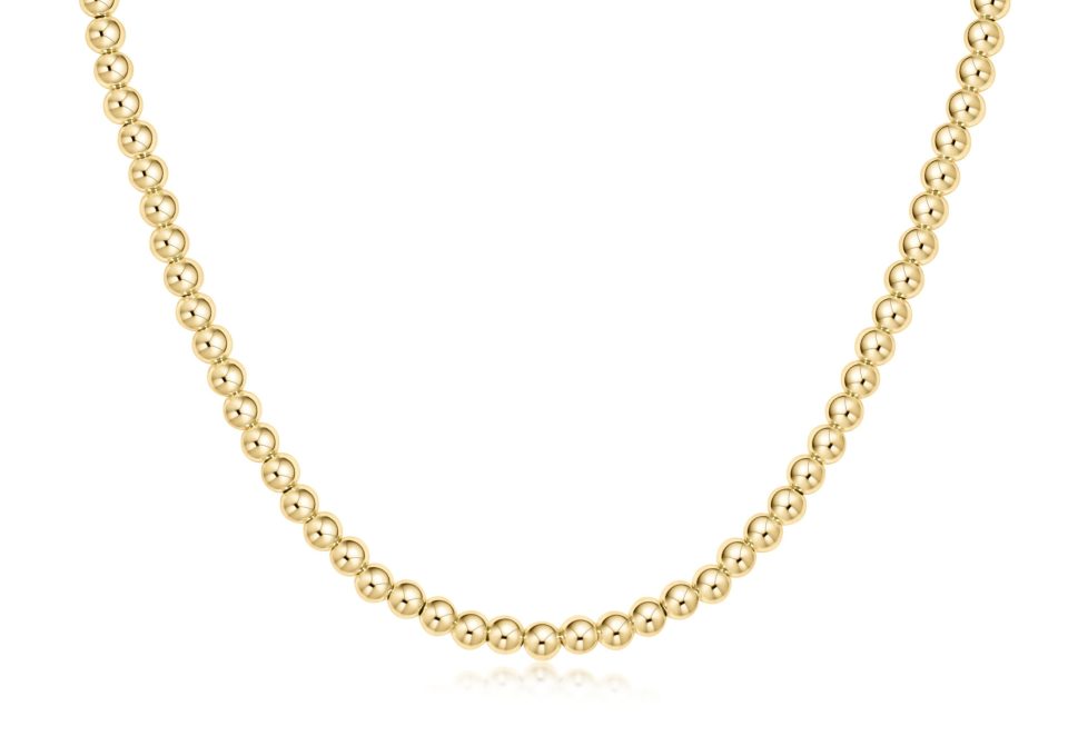 Choker Classic Gold 4mm Bead