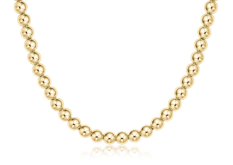 Choker Classic Gold 6mm Bead