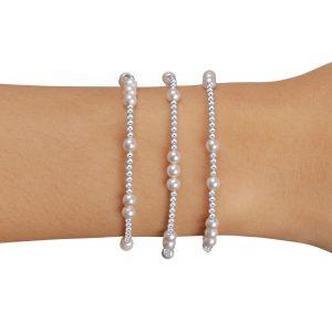 Hope Unwritten Sterling & Pearl Stack – 4mm