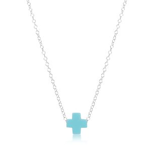 16 Necklace Sterling – Signature Cross