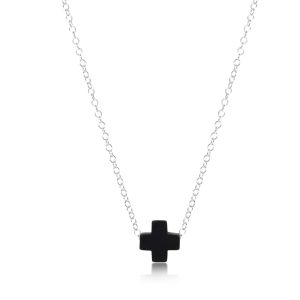 16 Necklace Sterling – Signature Cross