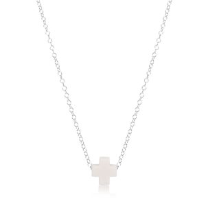 16 Necklace Sterling – Signature Cross