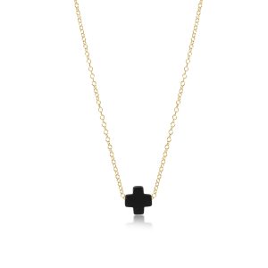 16 Necklace Gold – Signature Cross