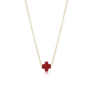 16 Necklace Gold – Signature Cross