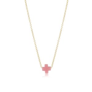 16 Necklace Gold – Signature Cross