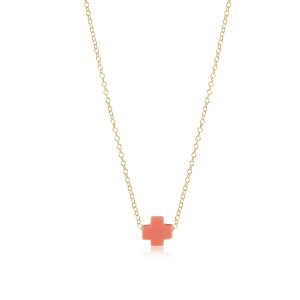 16 Necklace Gold – Signature Cross
