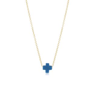 16 Necklace Gold – Signature Cross