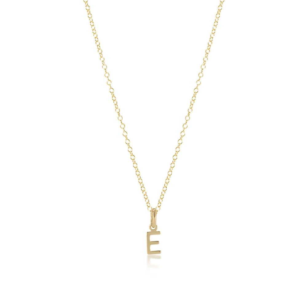 16 Necklace Gold - Respect Gold Charm