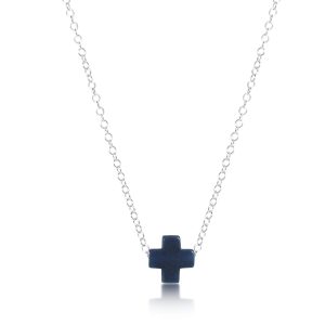 16 Necklace Sterling – Signature Cross