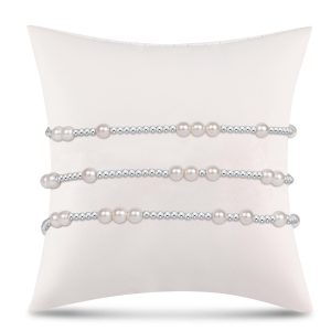 Hope Unwritten Sterling & Pearl Stack – 4mm