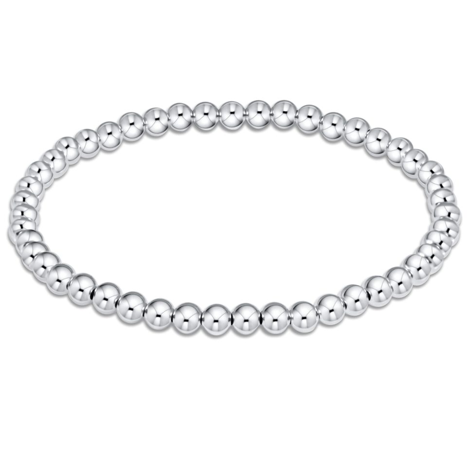 Classic Sterling 4mm Bead Bracelet