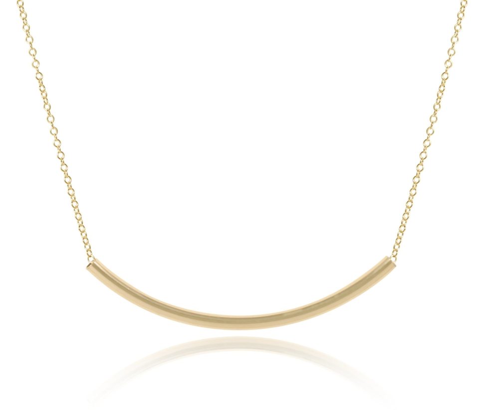 16 Necklace Gold - Bliss Bar Gold