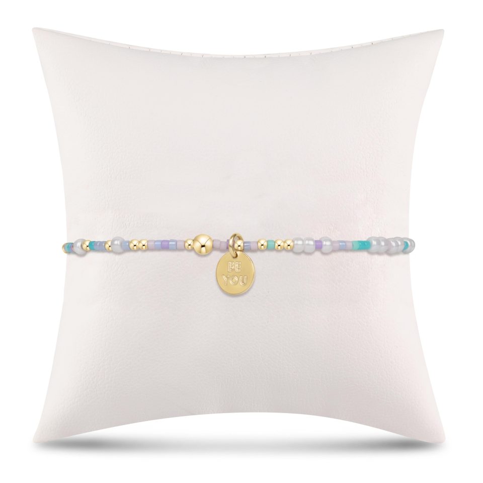 egirl Hope Unwritten Bracelet - How Do You Lilac Me Now? - be you. Small Gold Disc