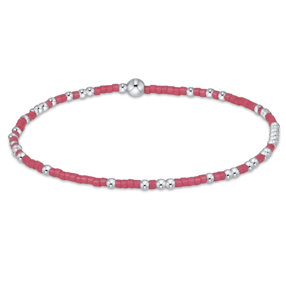 Hope Unwritten Sterling Bracelet - Bright Pink