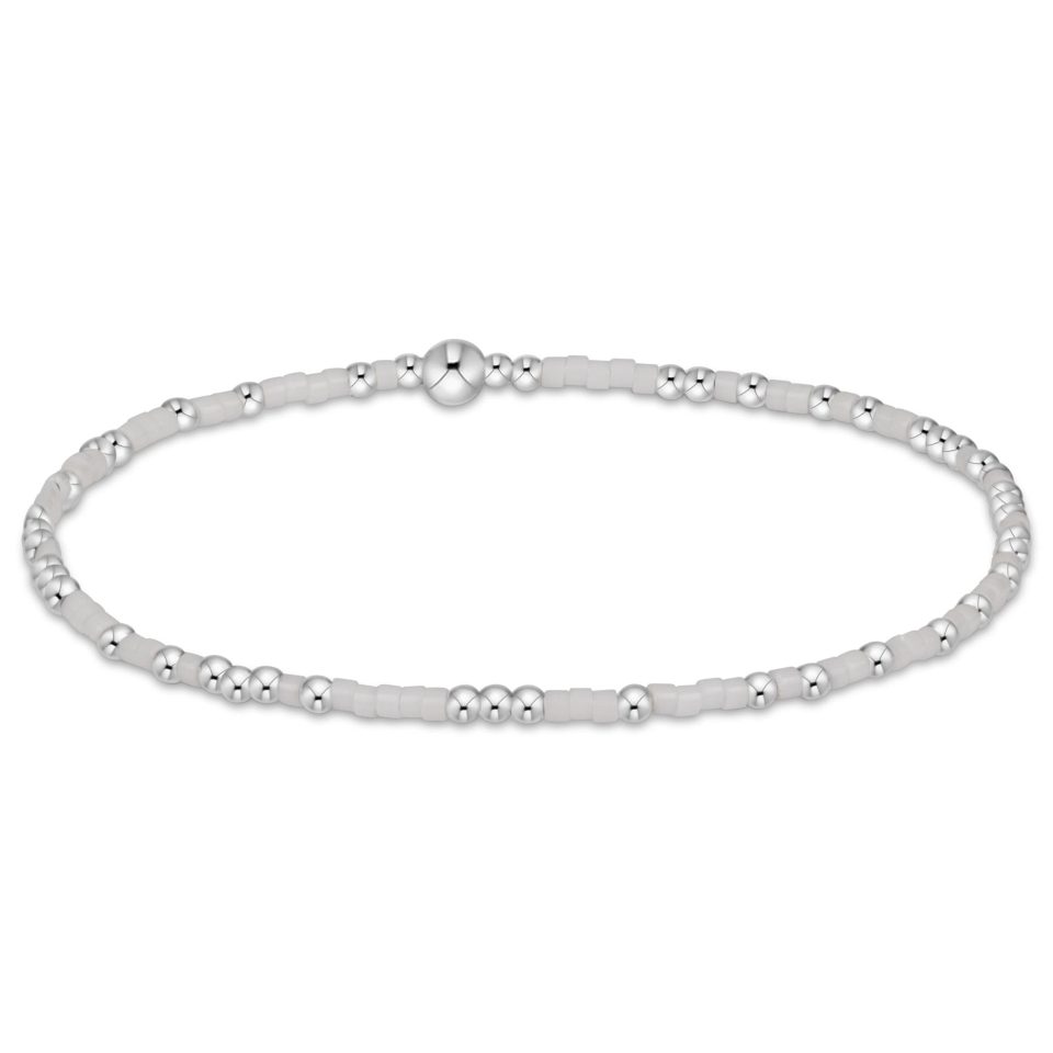 Hope Unwritten Sterling Bracelet - White