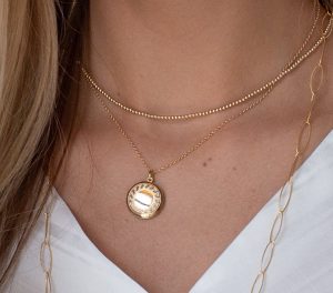16 Necklace Gold – Cherish Small Gold Locket
